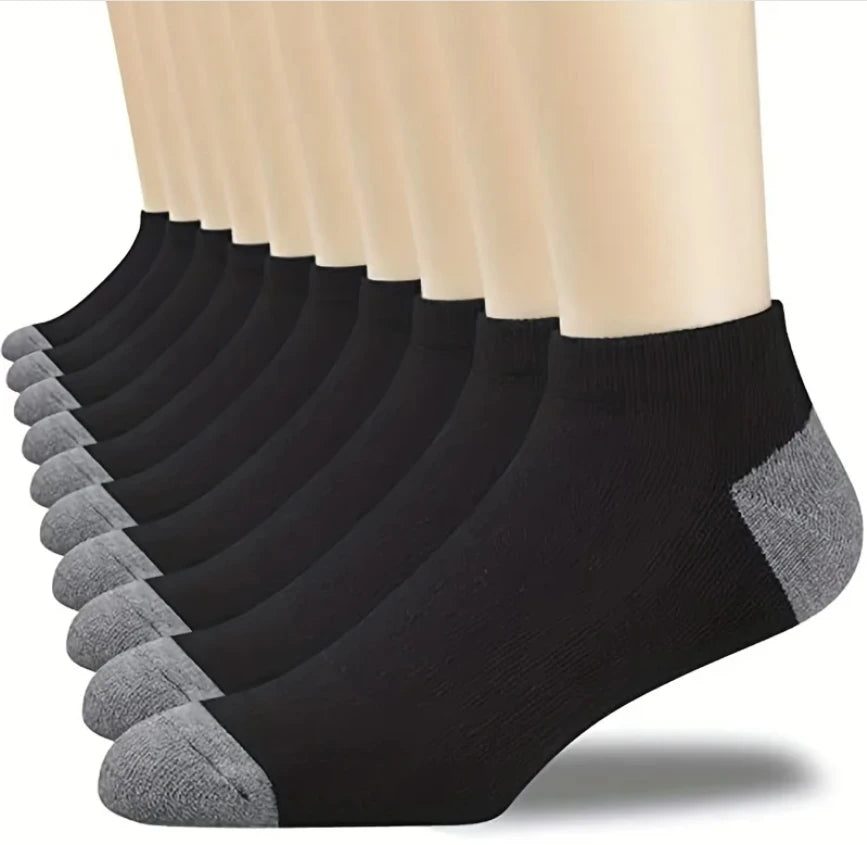 Oxbret™ 10/5/3pairs Breathable Con Sports Stockings Men Bamboo Fiber Men Socks