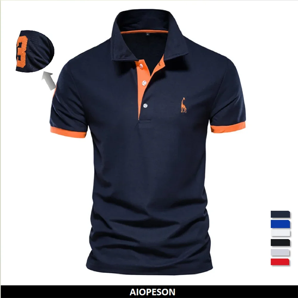Oxbret™ Polo Giraffe Shirt Men Quality