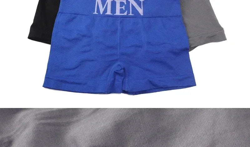 Oxbret™ 5 Pcs Thin Style Men's High Elastic Plain Color Comfortable Boxer