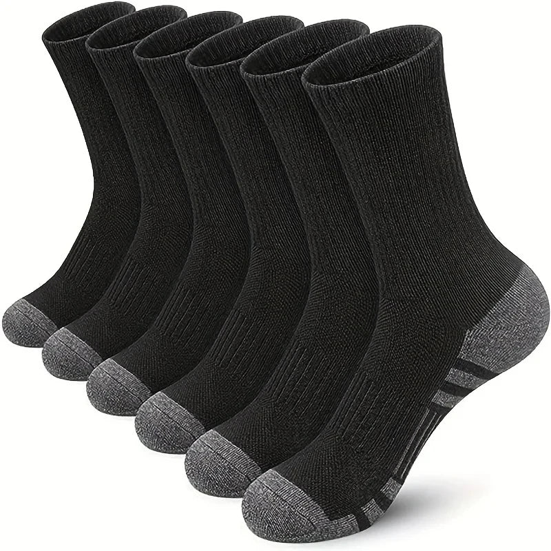 Oxbret™ 10/5/3pairs Breathable Con Sports Stockings Men Bamboo Fiber Men Socks