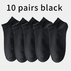 Oxbret™ 10/5/3pairs Breathable Con Sports Stockings Men Bamboo Fiber Men Socks