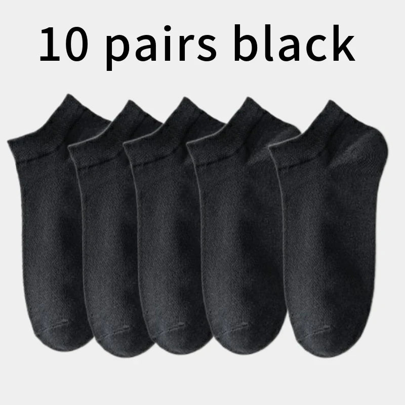 Oxbret™ 10/5/3pairs Breathable Con Sports Stockings Men Bamboo Fiber Men Socks
