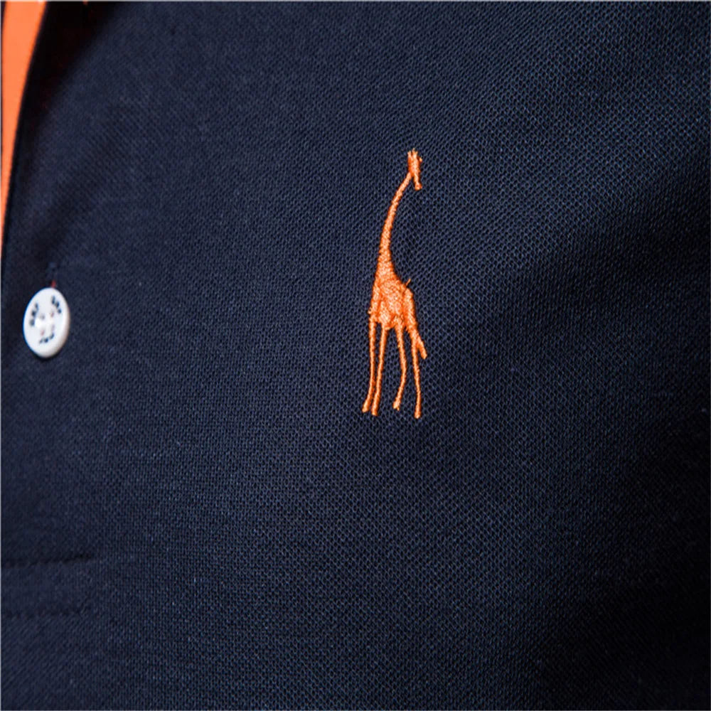 Oxbret™ Polo Giraffe Shirt Men Quality