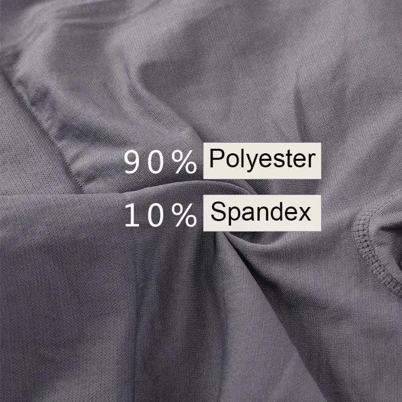 Oxbret™ 5 Pcs Thin Style Men's High Elastic Plain Color Comfortable Boxer