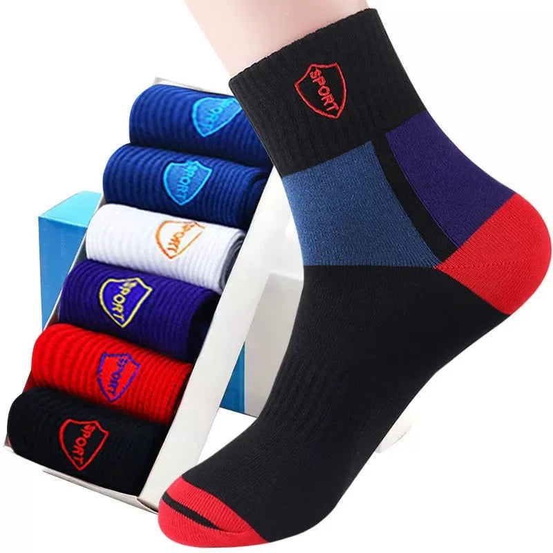 Oxbret™ 10/5/3pairs Breathable Con Sports Stockings Men Bamboo Fiber Men Socks