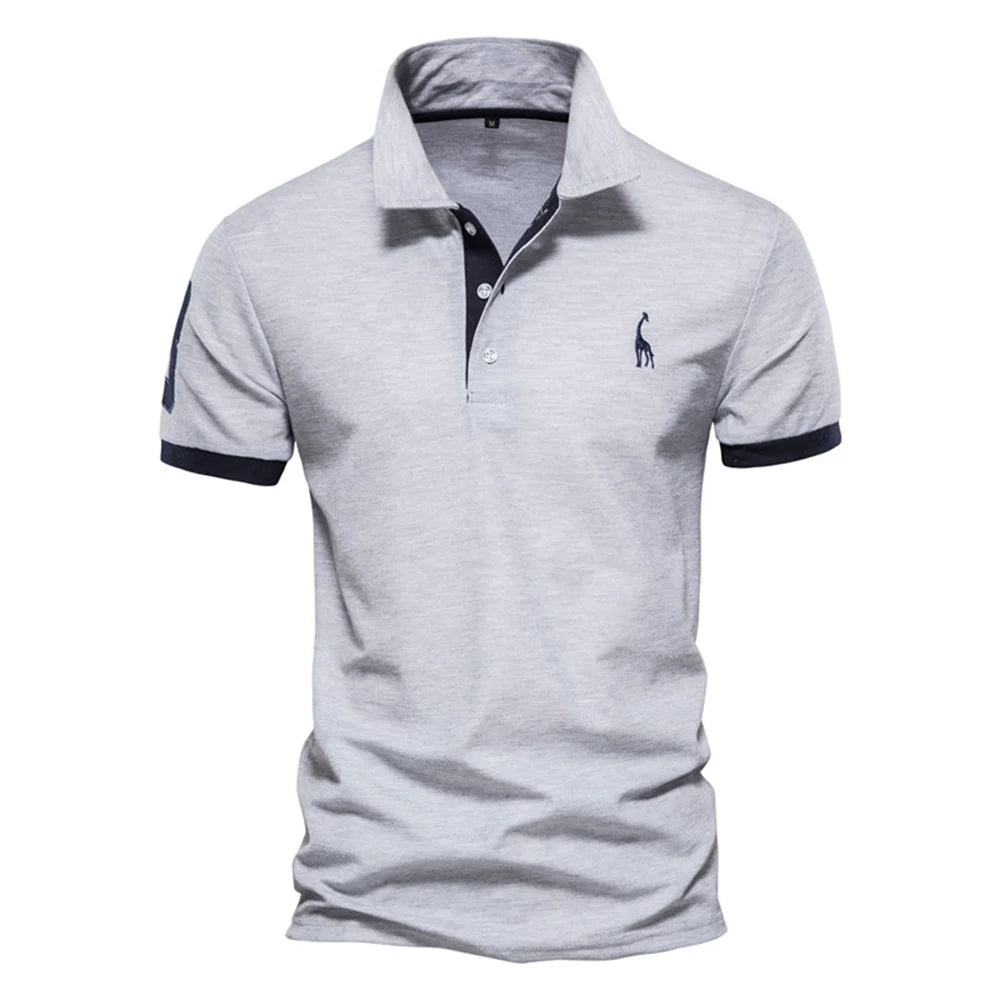 Oxbret™ Polo Giraffe Shirt Men Quality
