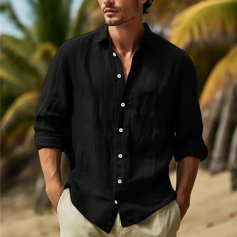 Oxbret™ Men's Patchwork Shirt Casual