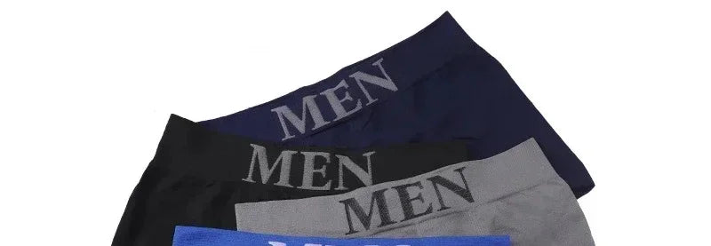 Oxbret™ 5 Pcs Thin Style Men's High Elastic Plain Color Comfortable Boxer