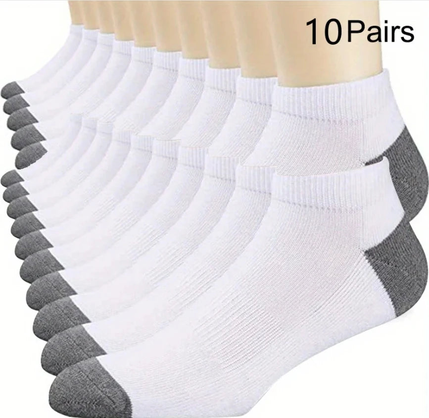 Oxbret™ 10/5/3pairs Breathable Con Sports Stockings Men Bamboo Fiber Men Socks