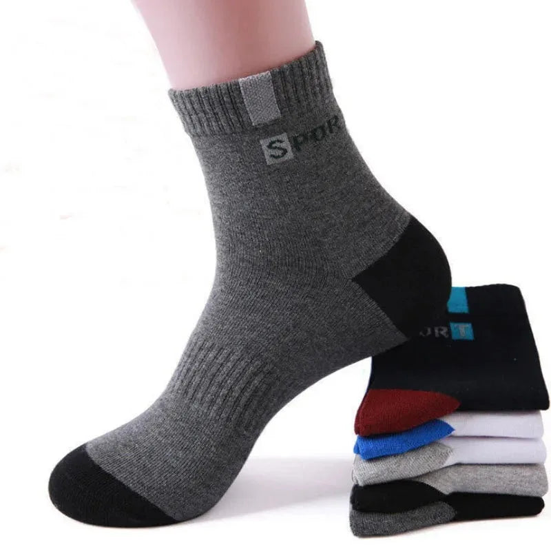 Oxbret™ 10/5/3pairs Breathable Con Sports Stockings Men Bamboo Fiber Men Socks