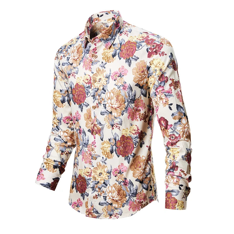 Oxbret™ Man's shirts Cotton Vintage