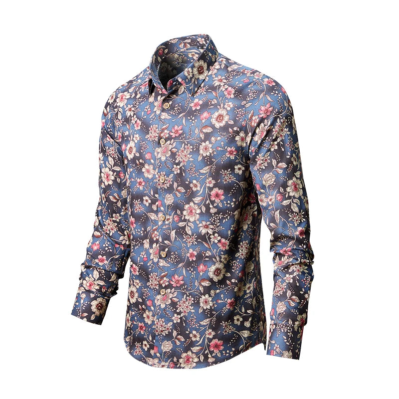 Oxbret™ Man's shirts Cotton Vintage