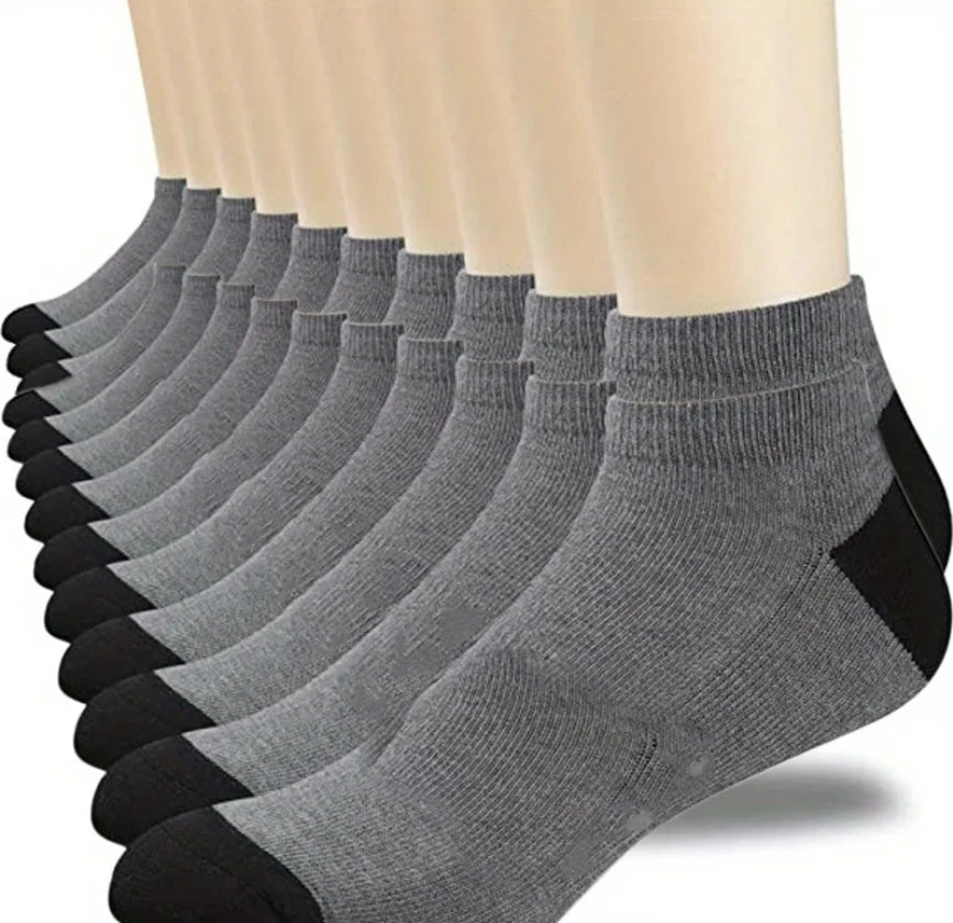 Oxbret™ 10/5/3pairs Breathable Con Sports Stockings Men Bamboo Fiber Men Socks