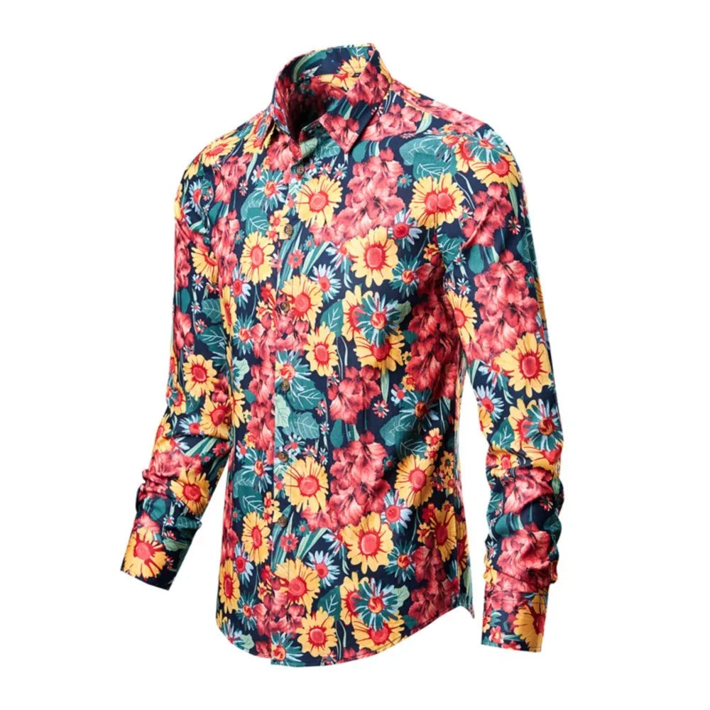 Oxbret™ Man's shirts Cotton Vintage