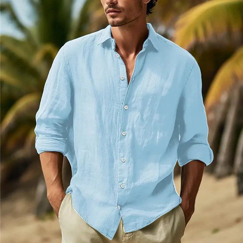 Oxbret™ Men's Patchwork Shirt Casual
