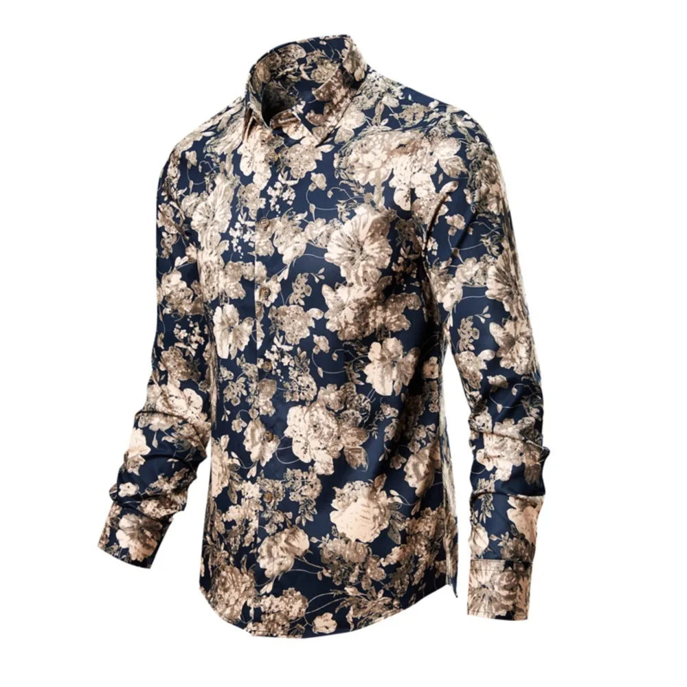 Oxbret™ Man's shirts Cotton Vintage