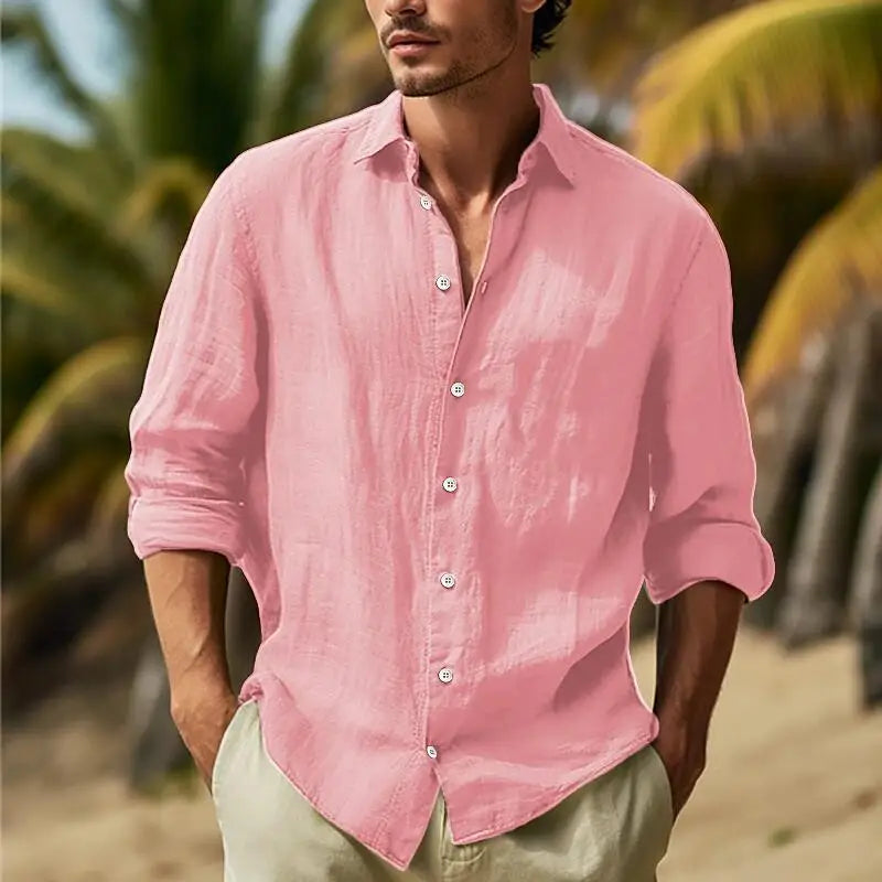 Oxbret™ Men's Patchwork Shirt Casual