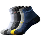 Oxbret™ 10/5/3pairs Breathable Con Sports Stockings Men Bamboo Fiber Men Socks