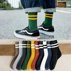Oxbret™ 10/5/3pairs Breathable Con Sports Stockings Men Bamboo Fiber Men Socks